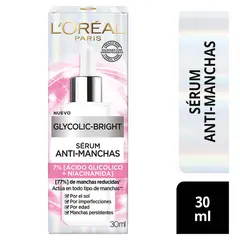 LOREAL PARIS - Sérum Glycolic Bright para Todo tipo de piel 30 ml
