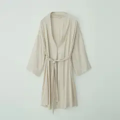 PUNTO BLANCO - Bata para dormir Mujer Largo Manga larga