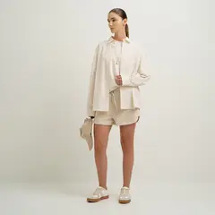 PUNTO BLANCO - Short de pijama Mujer Corto Polialgodón