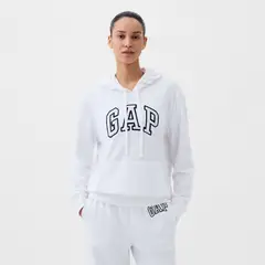 GAP - Hoodie Mujer con Logo de Algodón