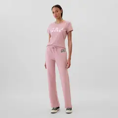 GAP - Pantalón para Mujer Tiro medio Logo