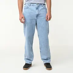BEARCLIFF - Jean 5 Bolsillos Hombre Baggy de Algodón