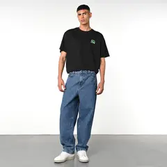 BEARCLIFF - Jean 5 Bolsillos Hombre Baggy de Algodón Largo 32