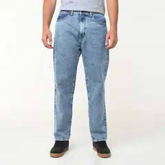 BEARCLIFF - Jean 5 Bolsillos Hombre Baggy de Algodón