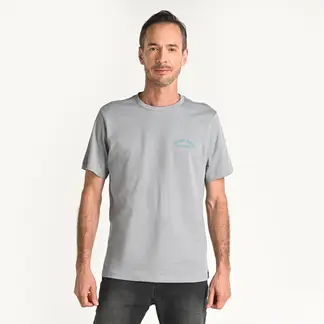 NEWPORT - Camiseta Hombre Manga corta con Estampado de Algodón