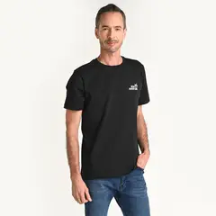 NEWPORT - Camiseta Hombre Manga corta con Estampado de Algodón