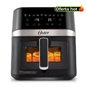OSTER - Freidora de aire Digital, Recubrimiento Diamond Force 6 lt
