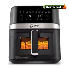 OSTER - Freidora de aire Digital, Recubrimiento Diamond Force 6 lt