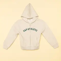 GAP - Saco para Niña con Logo con capucha de Algodón