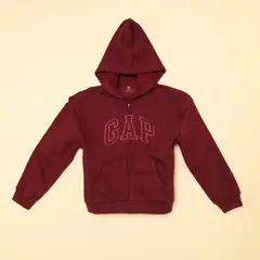 GAP - Saco para Niña con Logo con capucha de Algodón