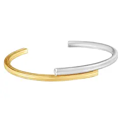 TOUS - Pulsera Esclava Bicolor Con Motivos Oso Y Corazón 1950