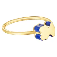 TOUS - Anillo motivo oso de oro y lapislázuli 1954
