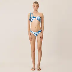 ONDA DE MAR - Panty de vestido de baño Christy básico con estampado