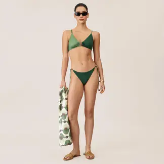 ONDA DE MAR - Panty de vestido de baño Donna rush básico bicolor con estampado