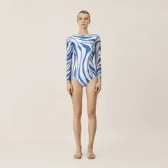 ONDA DE MAR - Vestido de baño Enterizo Cassian rashguard con estampado