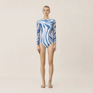 ONDA DE MAR - Vestido de baño Enterizo Cassian rashguard con estampado