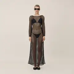 ONDA DE MAR - Salida de baño Vestido con bordado