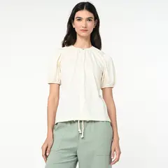 UNIVERSITY CLUB - Blusa Mujer Manga corta de Algodón Slim fit