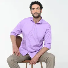 NEWPORT - Camisa Hombre de Rayas Manga larga Recto de Algodón