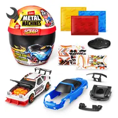 ZURU - Casco de juguete Metal Machines: Arma tus carros de juguete Machine Playset
