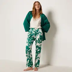 ETAM - Conjunto de pijama con pantalón Mujer Manga larga de Poliéster