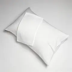 MANO DE OSO - Almohada en Microfibra 200 Hilos Antifluido Firmeza Suave 70cm x 50cm + Set de Fundas