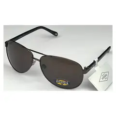 FOSSIL - Gafas de sol para Hombre Policarbonato Marron mate