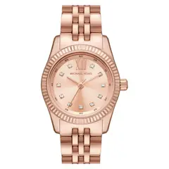 MICHAEL KORS - Reloj Mujer LEXINGTON. Acero Inoxidable Oro Rosa MK4739
