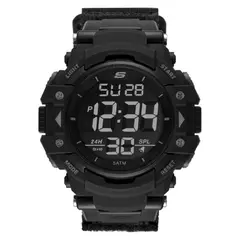 SKECHERS - Reloj Hombre Keats. Reloj Nailon Negro SR1037