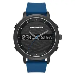 SKECHERS - Reloj Hombre Lawndale. Reloj Silicona Azul SR5072