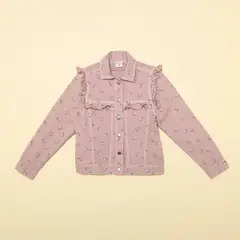 CONIGLIO - Chaqueta Niña con Boleros de Algodón
