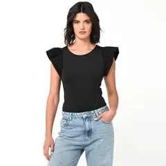 MOSSIMO - Body Mujer Manga corta