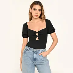 MOSSIMO - Body Mujer Manga corta globo