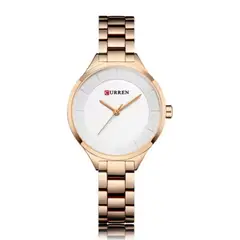 CURREN - Reloj para Mujer KREb692002 . Reloj Análogo Acero inoxidable Oro rosa