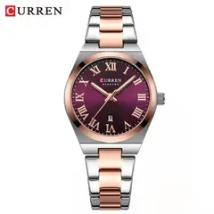 CURREN - Reloj para Mujer KREe1405 . Reloj Análogo Acero inoxidable Oro rosa