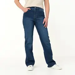 NEWPORT - Jean Wide Leg Mujer Tiro alto de Algodón