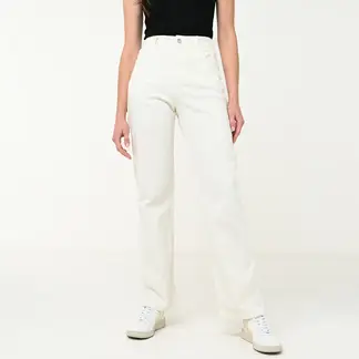 NEWPORT - Jean Wide Leg Mujer Tiro alto de Algodón