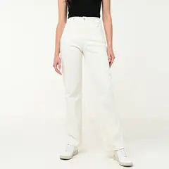 NEWPORT - Jean Wide Leg Mujer Tiro alto de Algodón