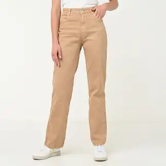 NEWPORT - Jean Wide Leg Mujer Tiro alto de Algodón