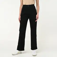 NEWPORT - Jean Wide Leg Mujer Tiro alto de Algodón
