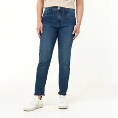 NEWPORT - Jean Skinny Mujer Tiro alto de Algodón