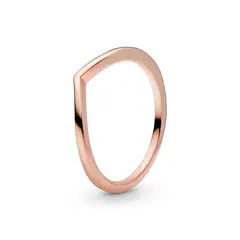 PANDORA - Anillo Deseo Brillante Recubrimiento en Oro Rosa