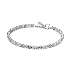 PANDORA - Brazalete de tenis brillante Plata Esterlina