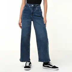 SYBILLA - Jean Culotte Mujer Tiro alto