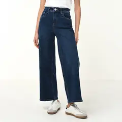 SYBILLA - Jean Culotte Mujer Tiro alto