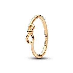 PANDORA - Anillo Nudo Infinito Recubrimiento en Oro