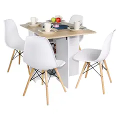 DKO DESIGN - Juego de comedor CBCOMREPLE-02-03 4 puestos