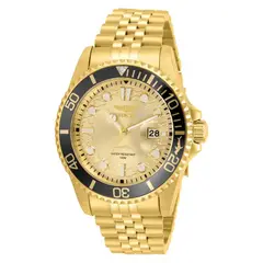 INVICTA - Reloj para Hombre Pro Diver Reloj análogo Acero inoxidable Dorado