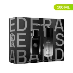 ANTONIO BANDERAS - Set de Pefume Icon Hombre Incluye: Perfume Icon 100 ml y Desodorante Spray 150 ml