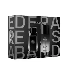BANDERAS - Set de Perfume Icon Hombre Incluye: Perfume Icon 100 ml y Desodorante Spray 150 ml